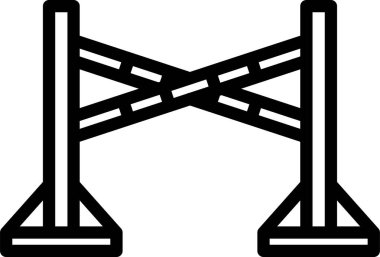 Köprü. Web simgesi basit tasarım