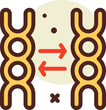 Güzel bir simgenin vektör illüstrasyonu