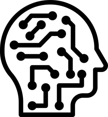Teknoloji. Web simgesi basit tasarım