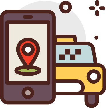 GPS navigasyon. Basit resimleme