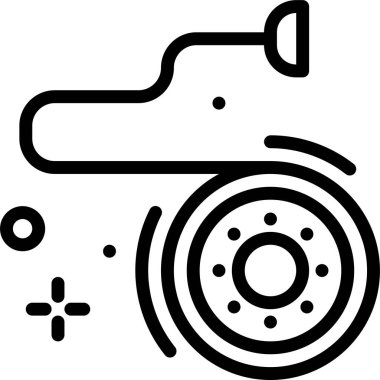 bir dronun düz simgesi