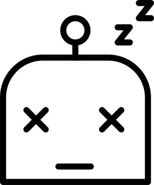 Gülümseyen öğrenci. Basit tasarım