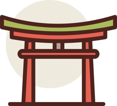 Torii simgesinin gösterimi