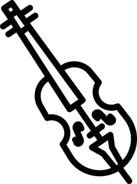 Gitar. Web simgesi basit illüstrasyon