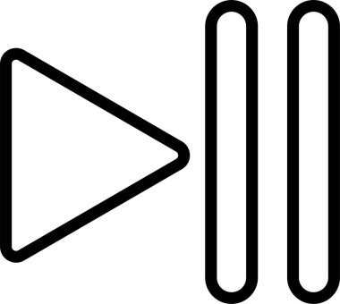 Müzik. Web simgesi basit illüstrasyon