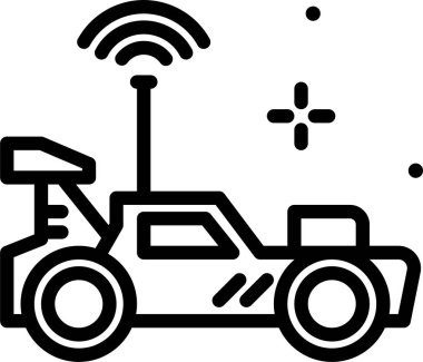 - Araba. Web simgesi basit illüstrasyon