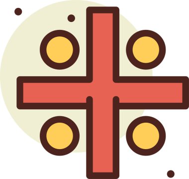 soyut şekiller simge, vektör illüstrasyonu beyaz arkaplan üzerinde izole 