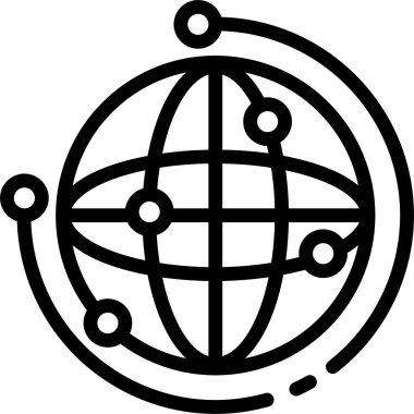 genel iş düz vektör simgesi