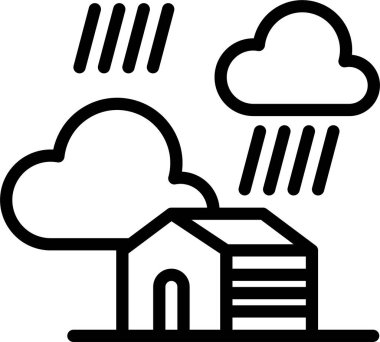 Bulut. Web simgesi basit tasarım