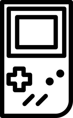 oyun web simgesi, basit vektör illüstrasyonu  