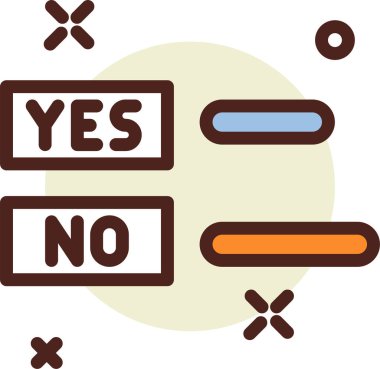 politika web simgesi, basit vektör illüstrasyonu 