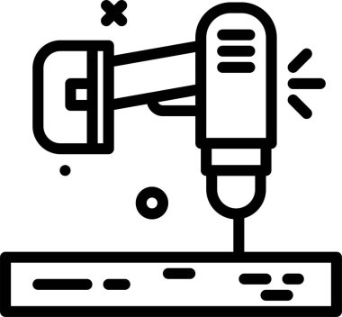 Mikroskop. Web simgesi basit illüstrasyon