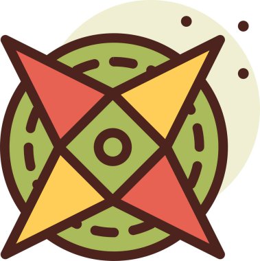 soyut şekiller simge, vektör illüstrasyonu beyaz arkaplan üzerinde izole 