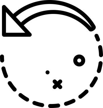 şirin ve komik yüz ifadesi vektör çizimi