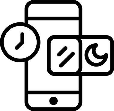 Cep telefonu. Basit resimleme