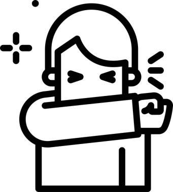 Virüs ya da hata web simgesi, basit vektör illüstrasyonu