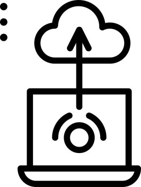Bulut hesaplama. Web simgesi