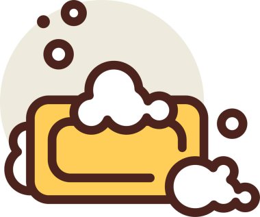 Kek. Web simgesi basit illüstrasyon