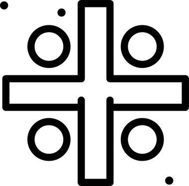 soyut şekiller simge, vektör illüstrasyonu beyaz arkaplan üzerinde izole 