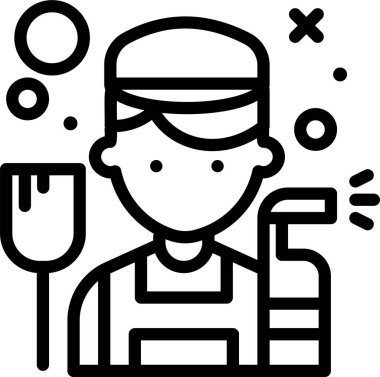 Avatar simgesi, vektör illüstrasyonu