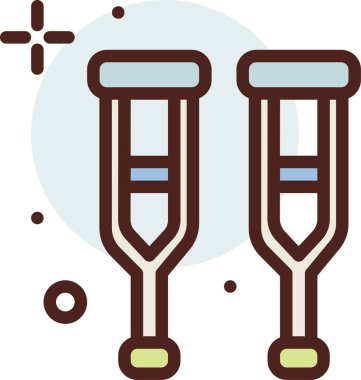 Tıbbi ve sağlık hizmetleri ikonu. vektör illüstrasyonu