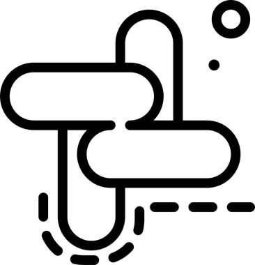 soyut şekiller simge, vektör illüstrasyonu beyaz arkaplan üzerinde izole 