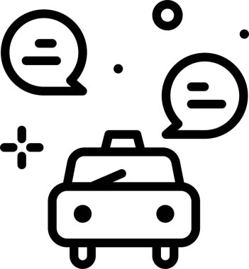 - Araba. Web simgesi basit illüstrasyon