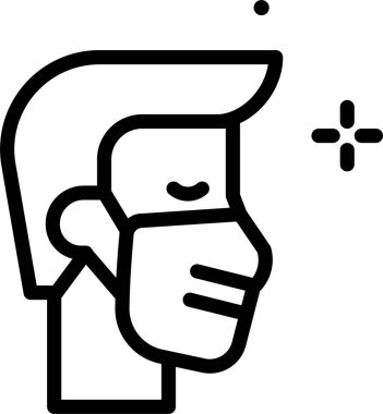 Bir kadının vektör illüstrasyonu