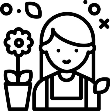 Avatar simgesi, vektör illüstrasyonu