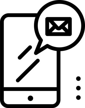 Cep telefonu. Web simgesi