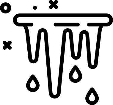 Su. Web simgesi basit illüstrasyon