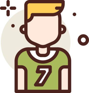 Doktor. Web simgesi basit illüstrasyon