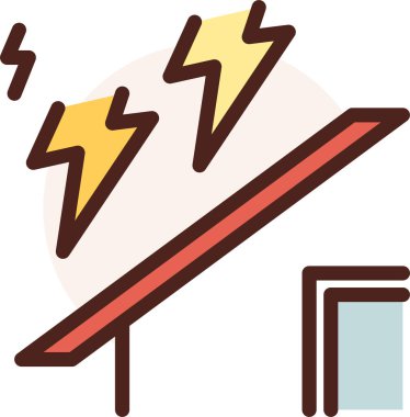 ev simgesi, vektör illüstrasyonu