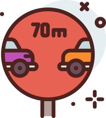 - Araba. Web simgesi basit illüstrasyon