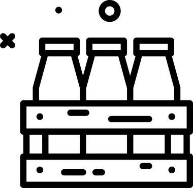 Yemek. Web simgesi basit illüstrasyon