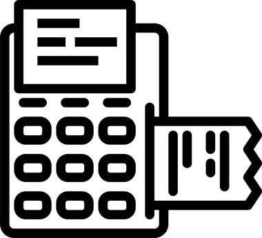 Vergi. Web simgesi basit tasarım