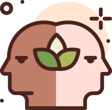 çeşitlilik web simgesi, basit vektör illüstrasyonu beyaz arkaplanda izole 