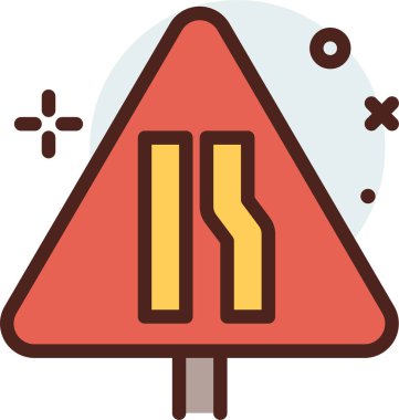 Yol tabelası. Basit resimleme