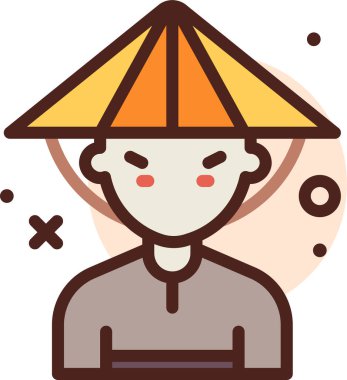 Avatar simgesi, vektör illüstrasyonu