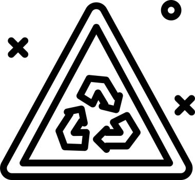 Uyarı. Web simgesi basit illüstrasyon