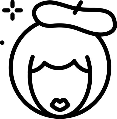 Yüz maskesi. Basit tasarım