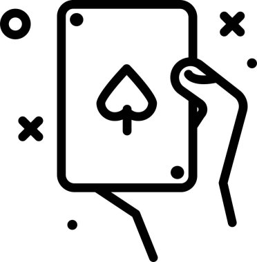 oyun web simgesi, basit vektör illüstrasyonu  