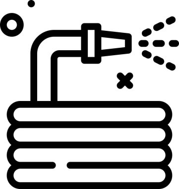 Su musluğu. Basit resimleme