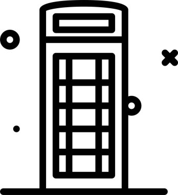 ATM 'de. Web simgesi basit illüstrasyon