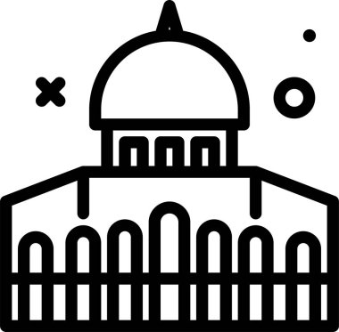 Cami. Web simgesi basit tasarım