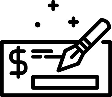 Para için. Web simgesi basit illüstrasyon