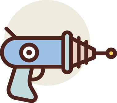 Silah. Web simgesi basit illüstrasyon