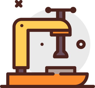 kahve makinesi ikon vektör illüstrasyon tasarımı