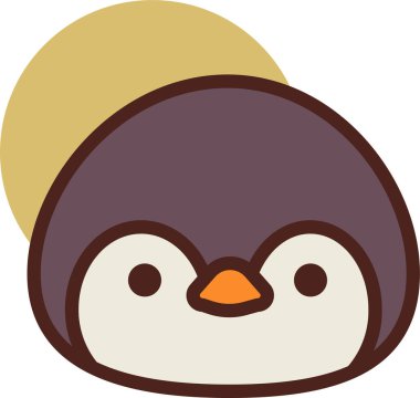 Beyaz arka planda gülümseyen bir kedinin komik suratının vektör çizimi