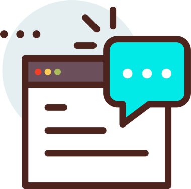 e- posta simgesi ve vektör illüstrasyonu beyaz arkaplanda izole edildi